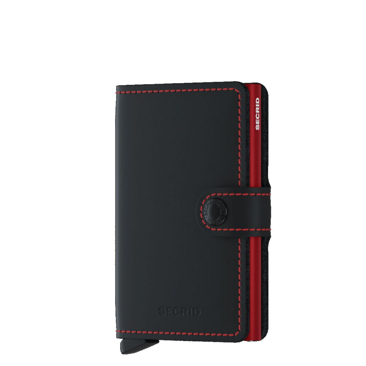 Miniwallet - Matte Black & Red