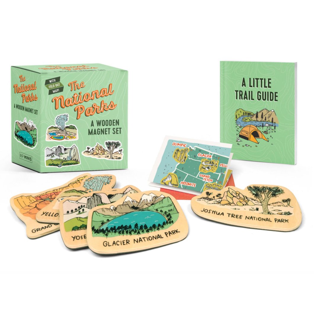 The National Parks: A Wooden Magnet Set