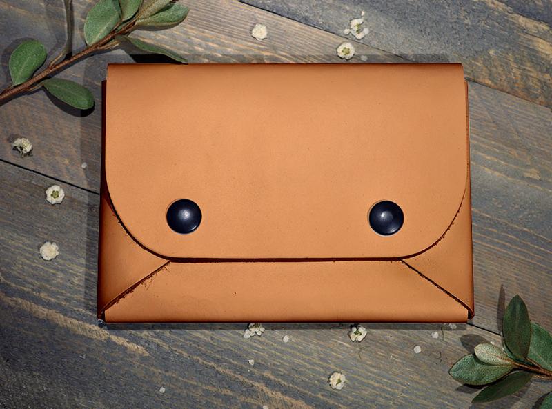 Backerton Orange Midi Wallet
