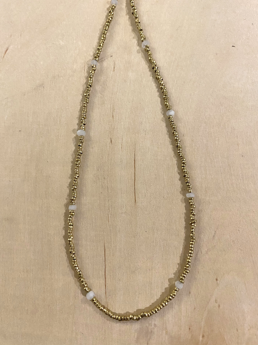 Moonstone Vermillion Necklace