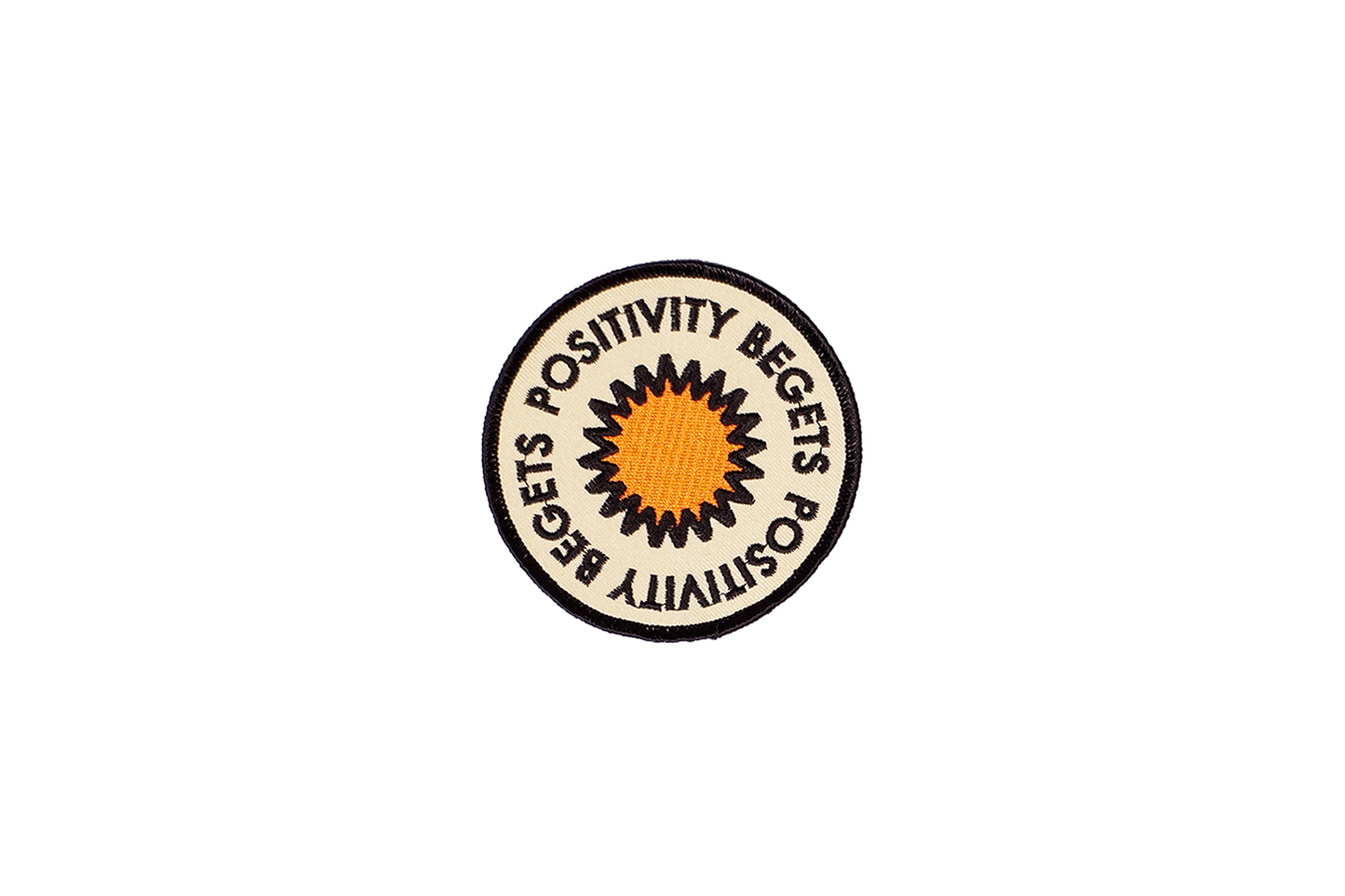 Positivity Embroidered Patch