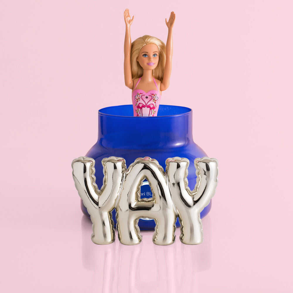 Blue Jar - Pineapple Flower