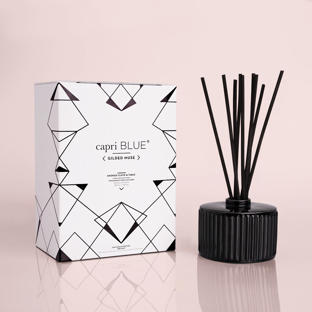 Gilded Muse Reed Diffuser - Smoked Clove & Tabac