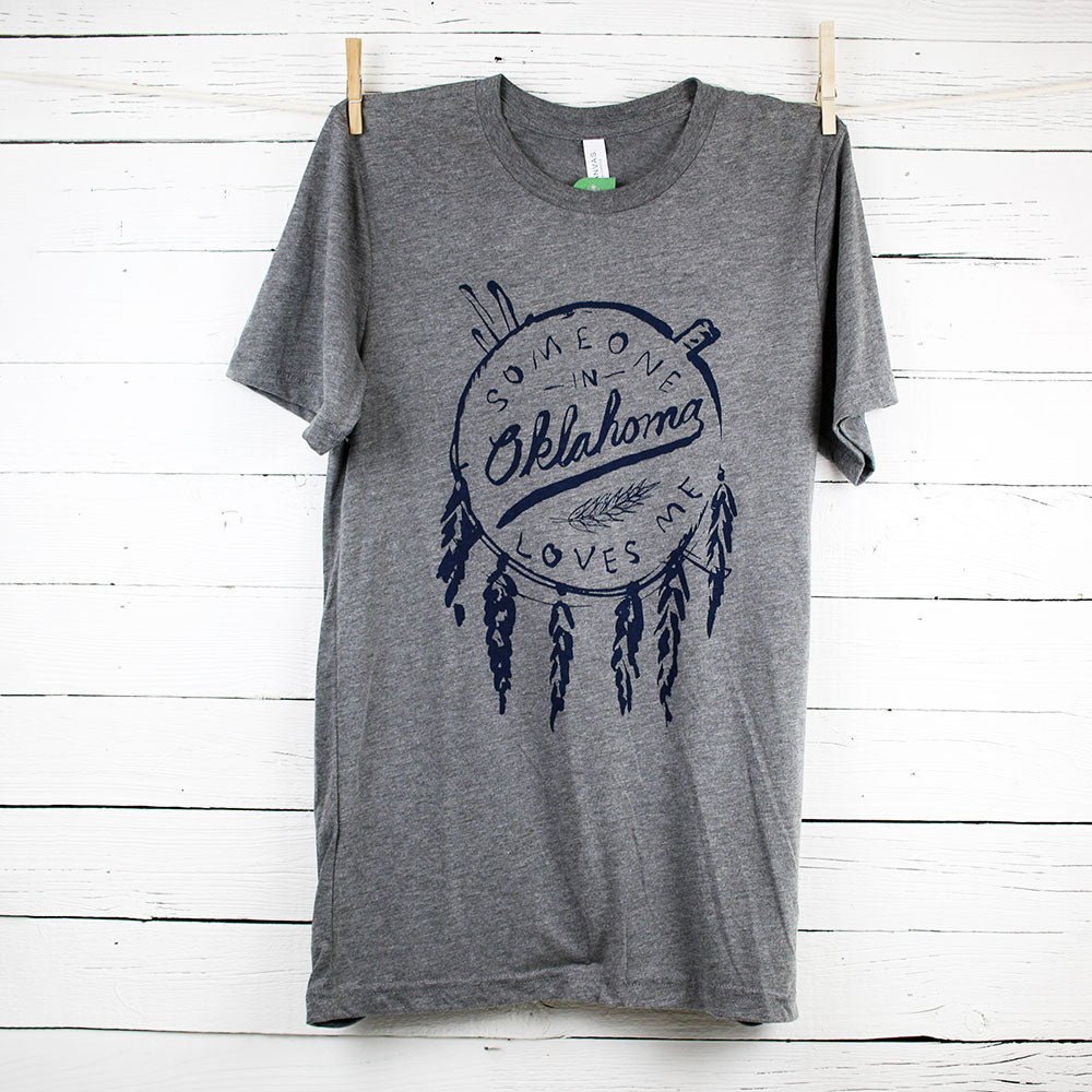 Someone In OK Loves Me Tee - Grey