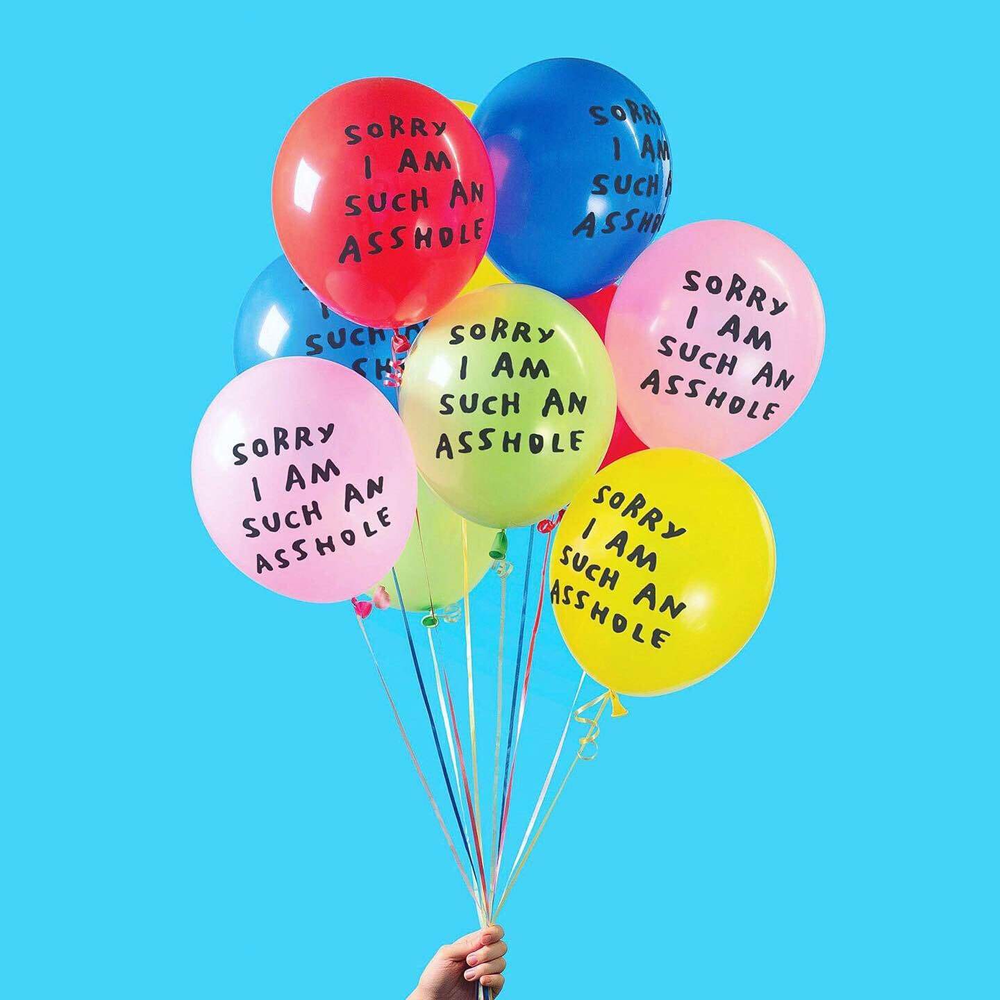 Sorry I'm Such An Asshole - 10 Balloons