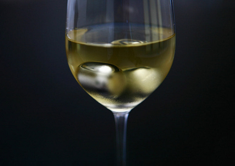 Sparq Wine Pearls - Hand Polished Stainless Steel Metal Chillers