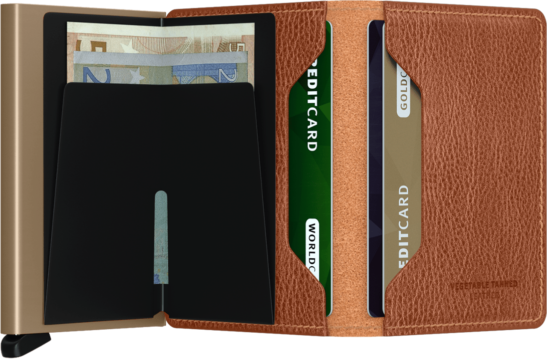 Slimwallet Veg Caramello-Sand