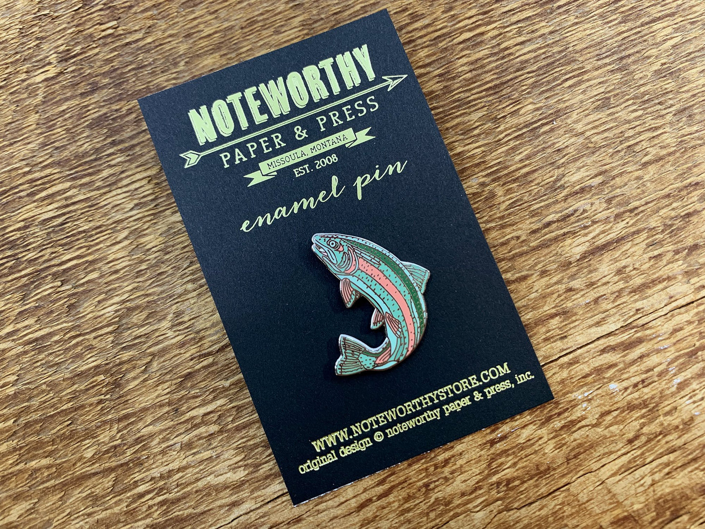 Trout Enamel Pin