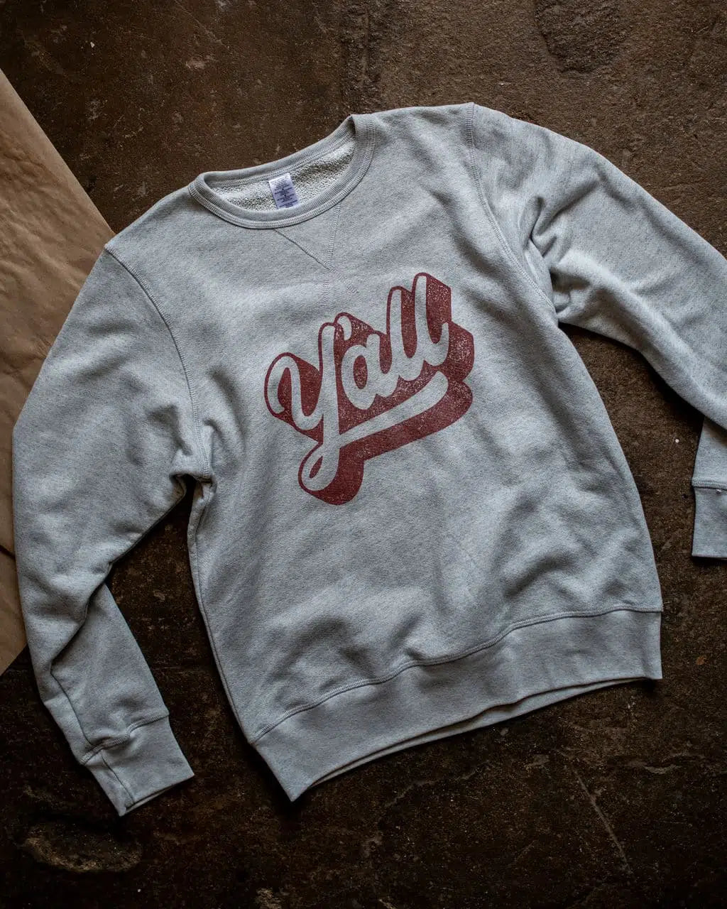 Y'all Pullover Sweatshirt - Heather Grey