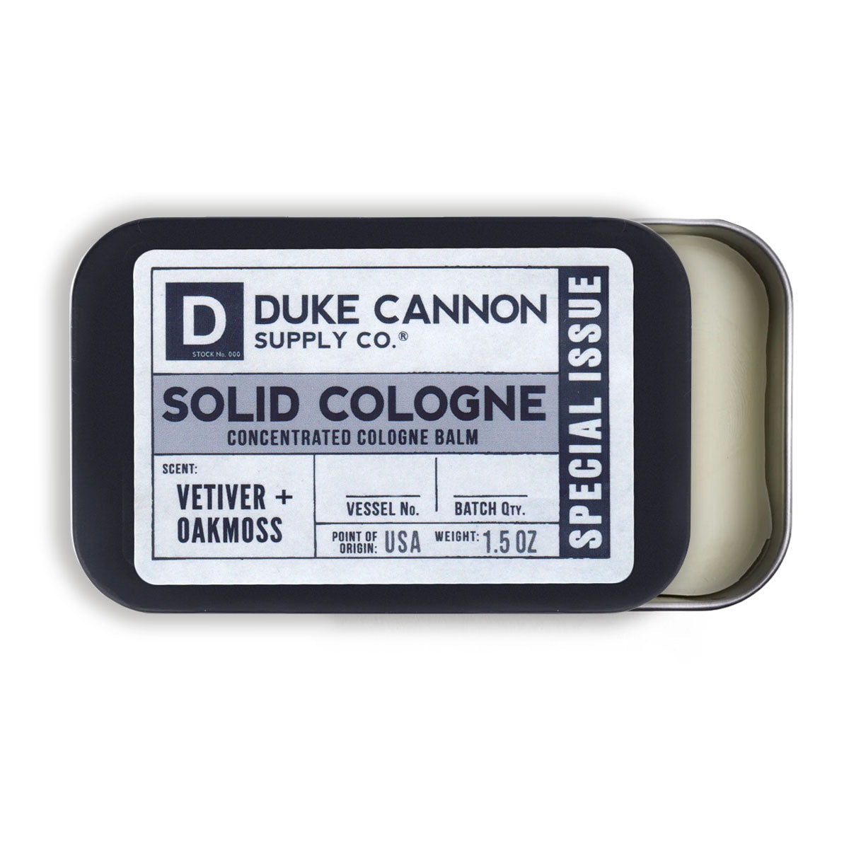 Solid Cologne - Vetiver + Oakmoss