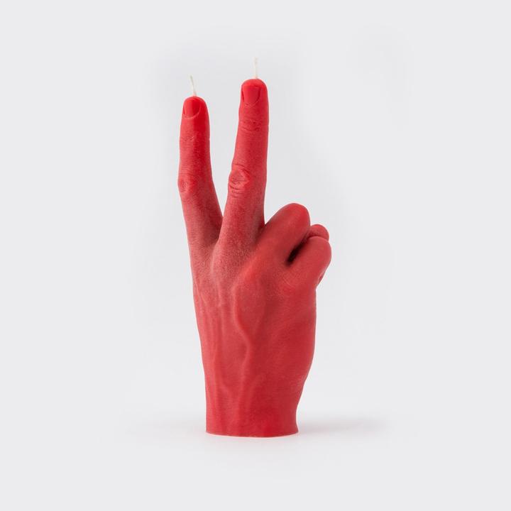CandleHand Gesture "Victory" - Red