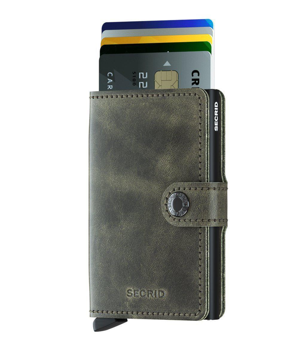 Miniwallet - Vintage Olive Black