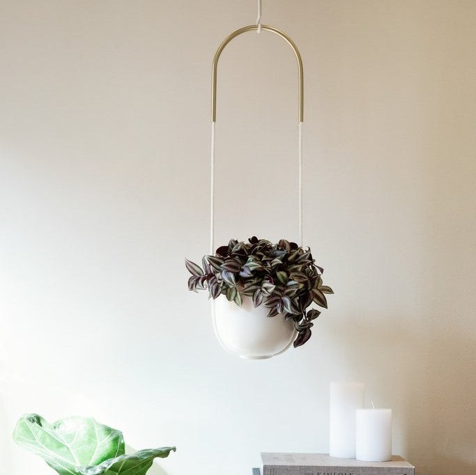 Bolo Planter - White