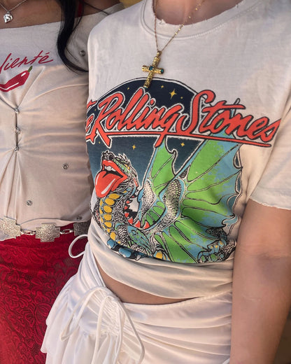 Rolling Stones US Tour 1978 Vintage Tee - White