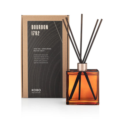 Woodblock Reed Diffuser - Bourbon 1792