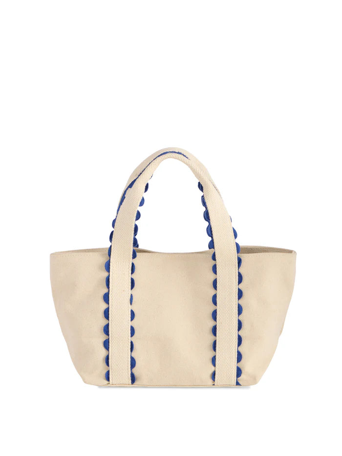 Cherry Icons Mini Tote, Natural