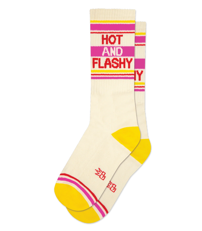 Hot and Flashy Gym Crew Socks