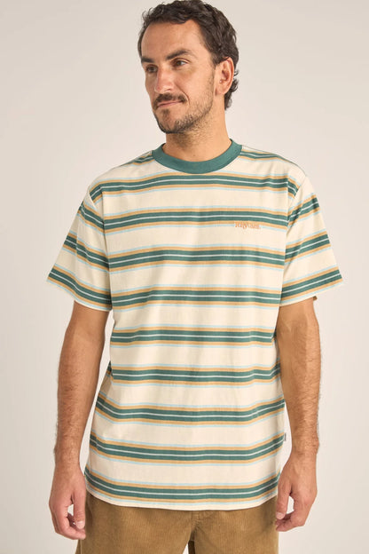 Everyday Stripe SS T-Shirt - Vintage Green