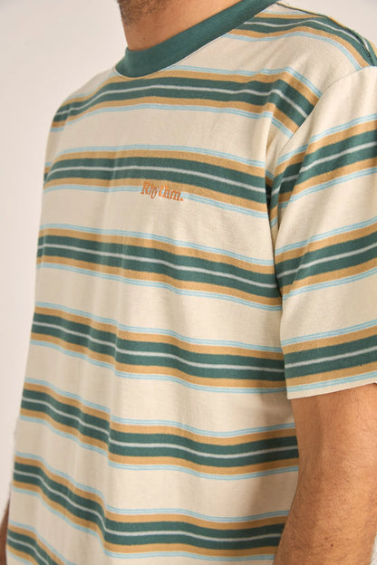 Everyday Stripe SS T-Shirt - Vintage Green
