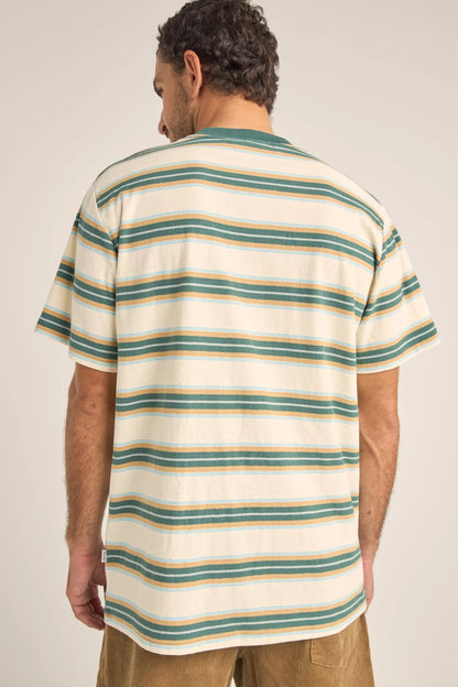 Everyday Stripe SS T-Shirt - Vintage Green