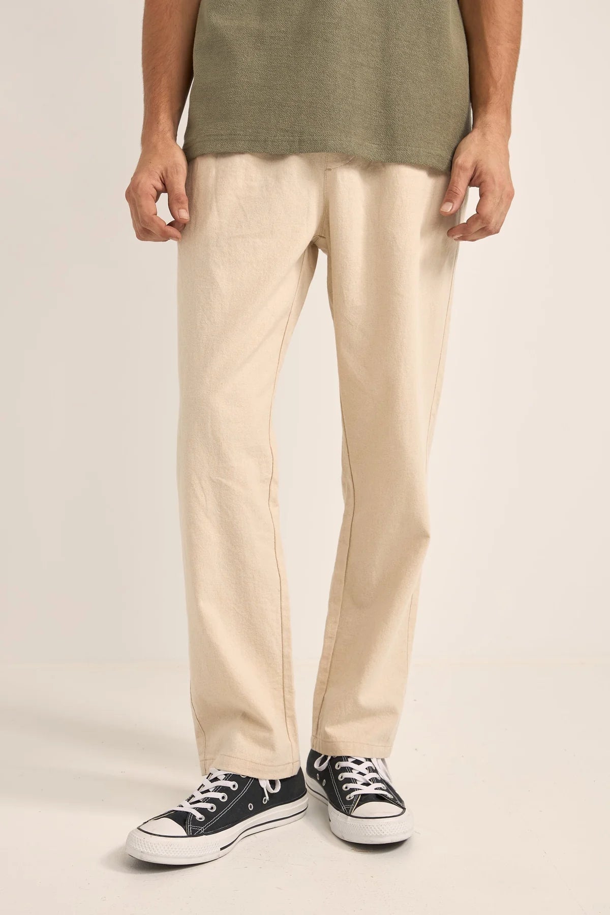 Linen Jam Pant - Bone