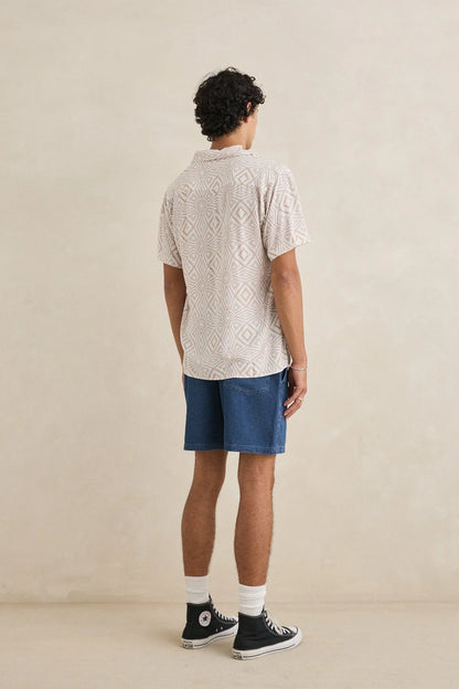 Textured Wale Jam - Washed Indigo