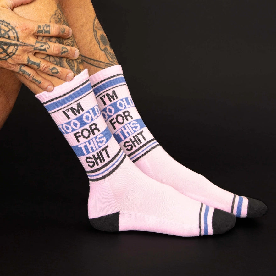 Too Old Crew Socks