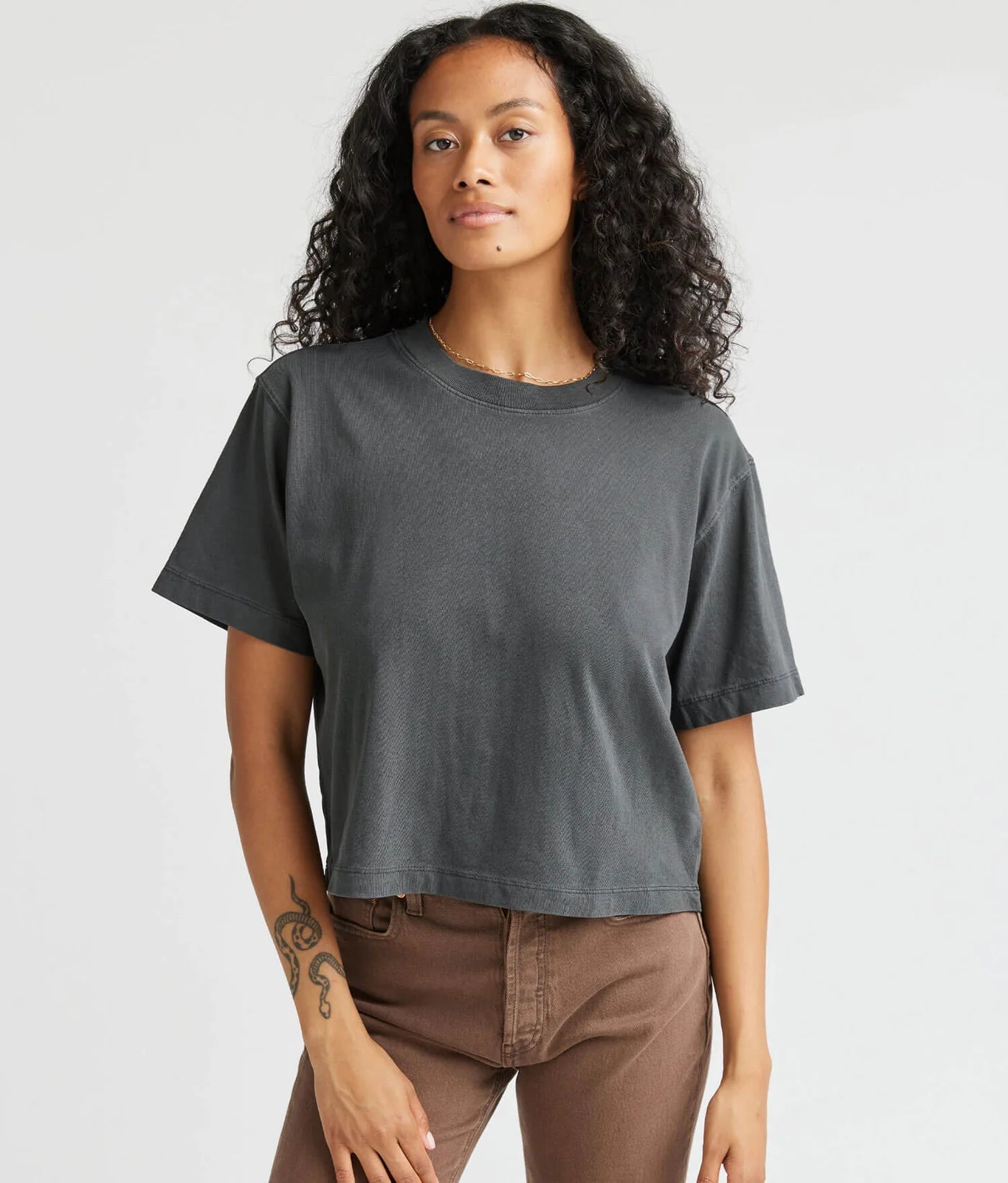 Relaxed Crop Tee