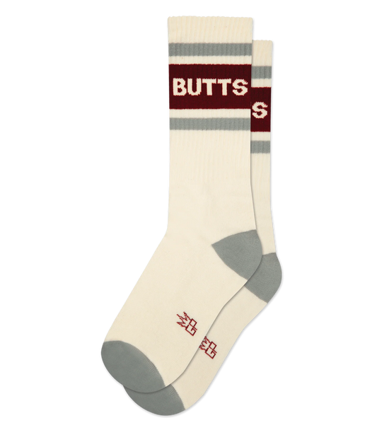 Butts Gym Crew Socks