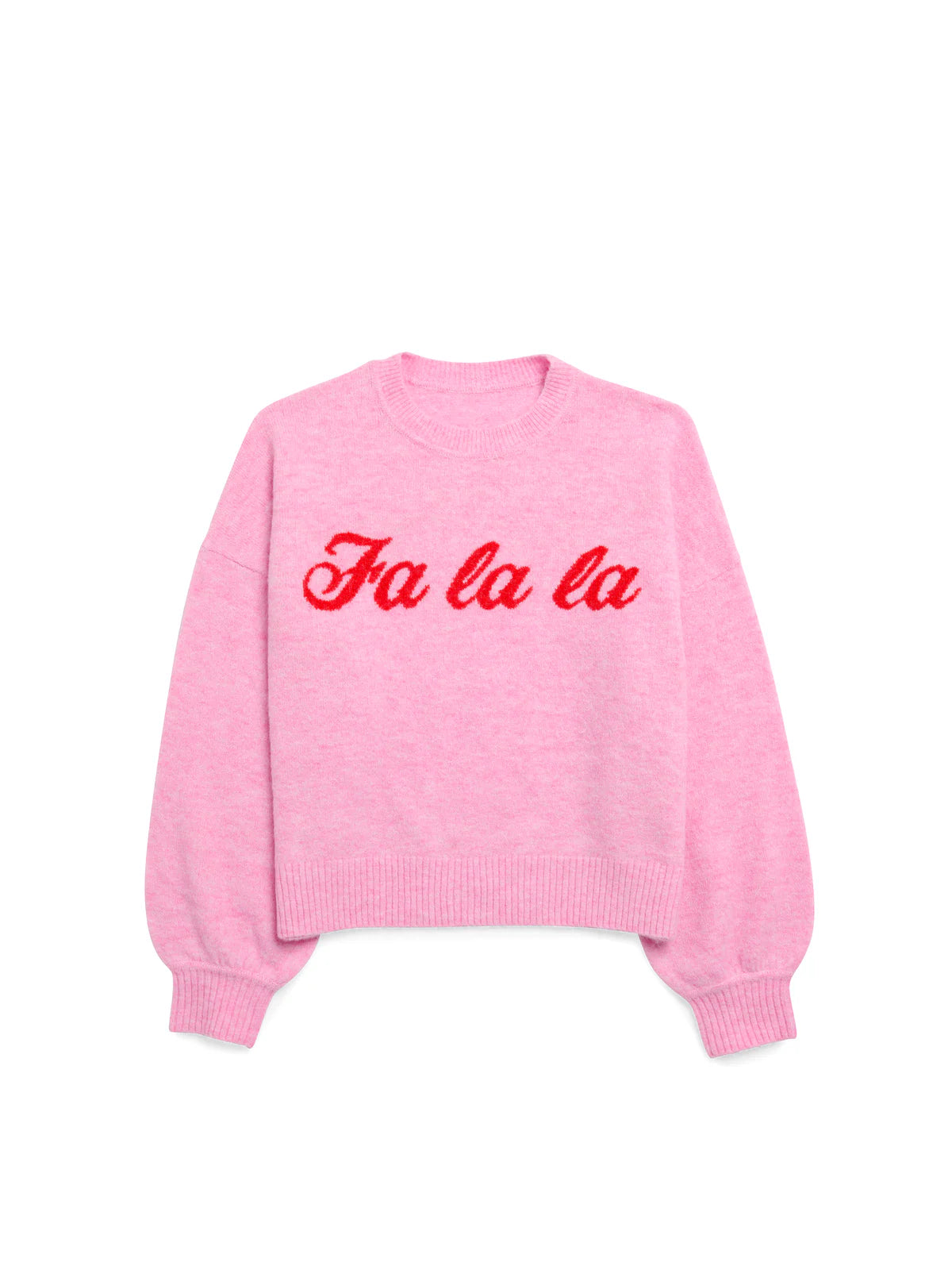 Fa La La Sweater - Bubblegum Pink