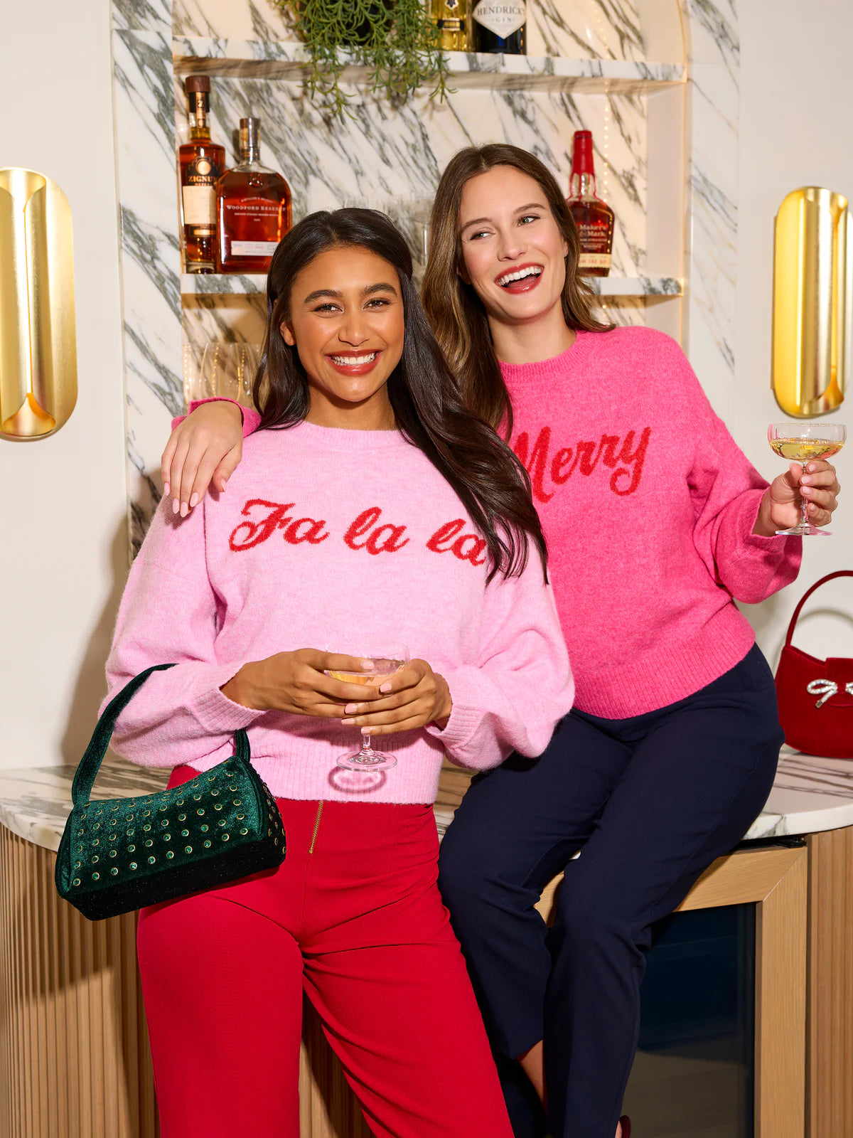 Fa La La Sweater - Bubblegum Pink