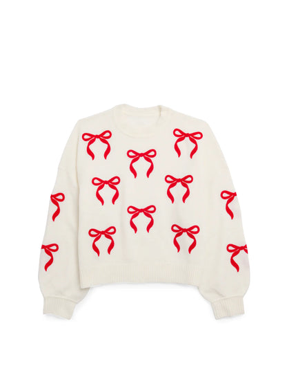 Bow Sweater - Ivory