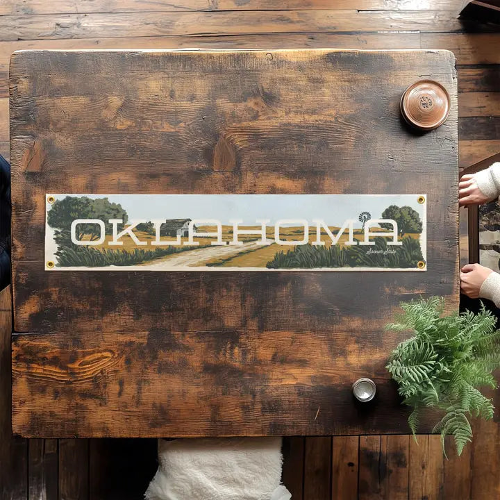 Oklahoma Felt Banner