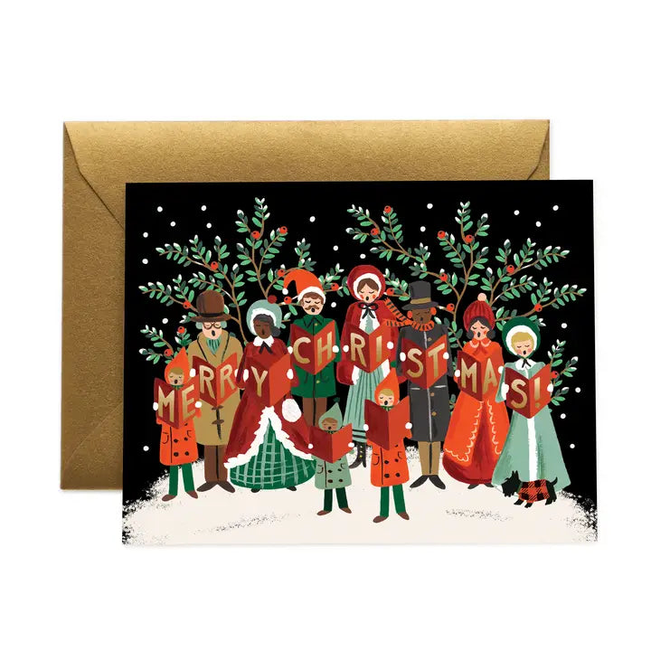 Christmas Carolers Card