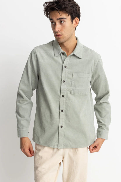 Corduroy L/S Shirt - Seafoam