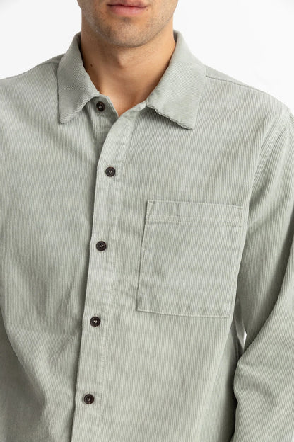 Corduroy L/S Shirt - Seafoam