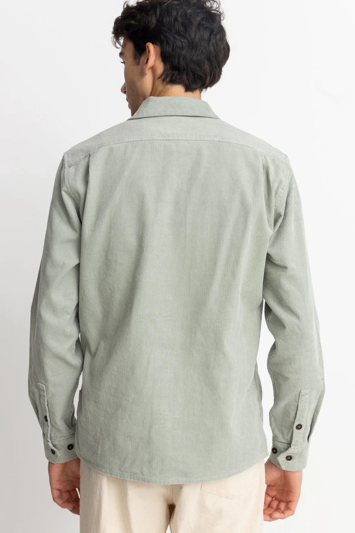 Corduroy L/S Shirt - Seafoam