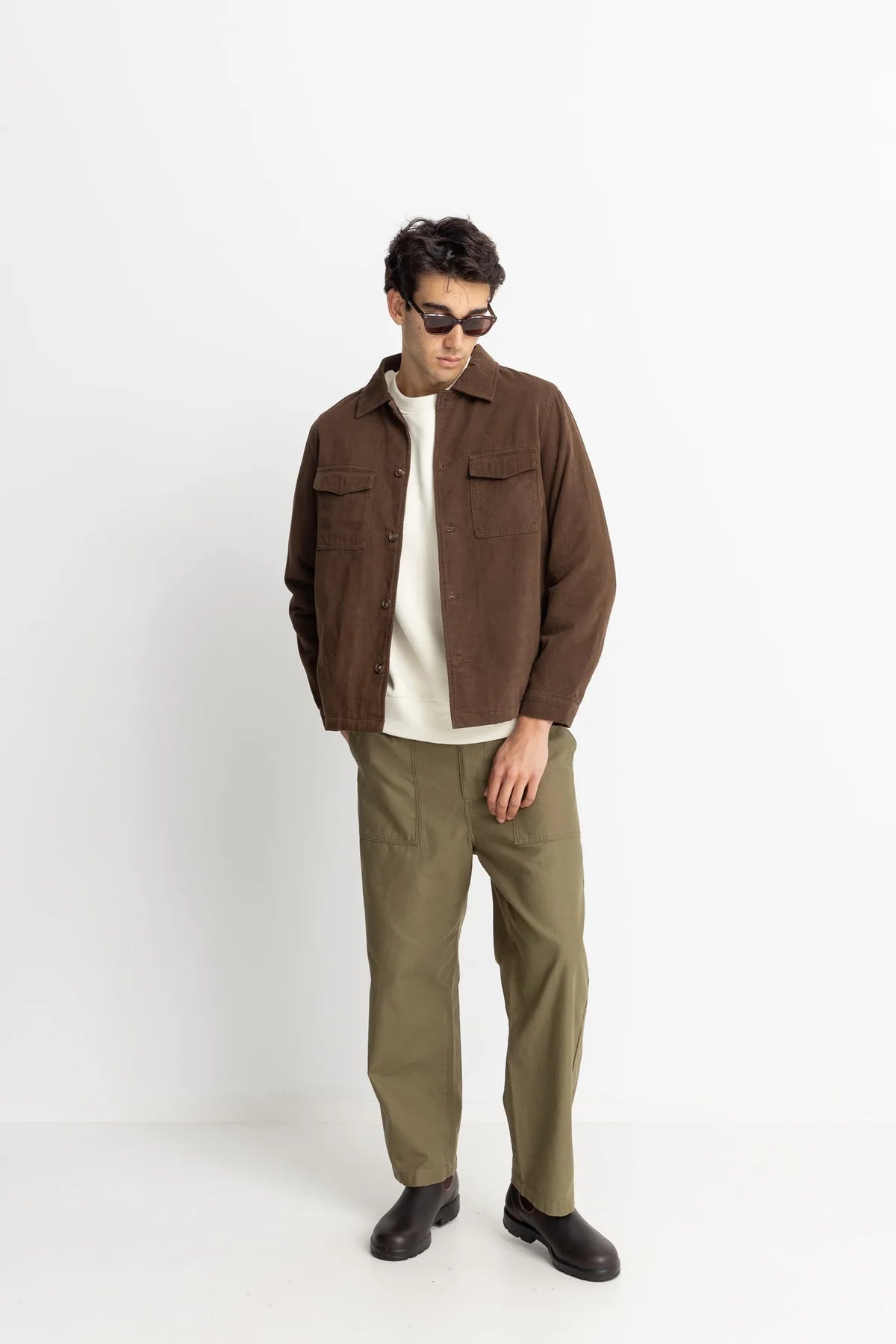 Insulated Overshirt - Chocolate