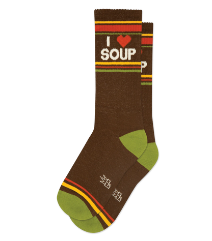 I ❤️ Soup Gym Crew Socks