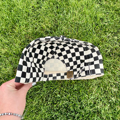 O Bolt K Hat - Black/White Checkered