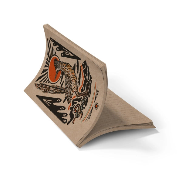 Roadrunner Out West Kraft Layflat Notebook