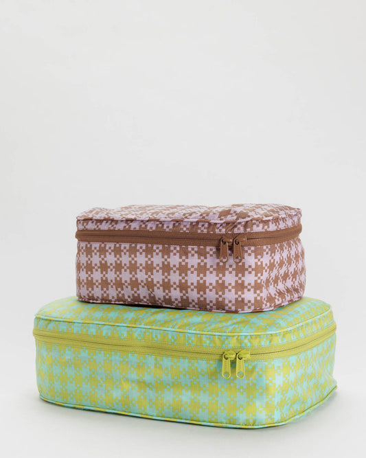 Packing Cube Set - Pixel Gingham