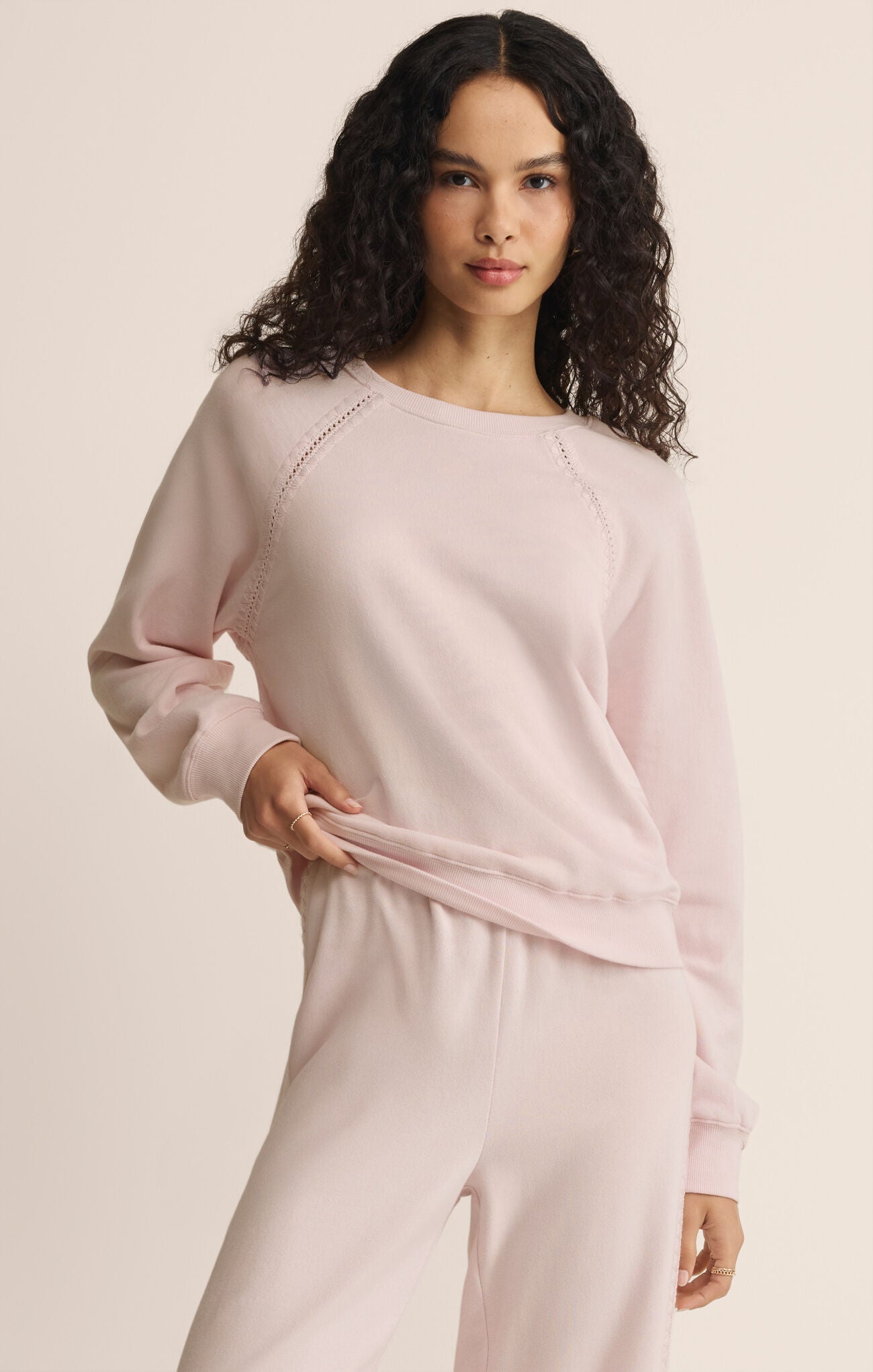 All Around Sweatshirt - Washed Pink