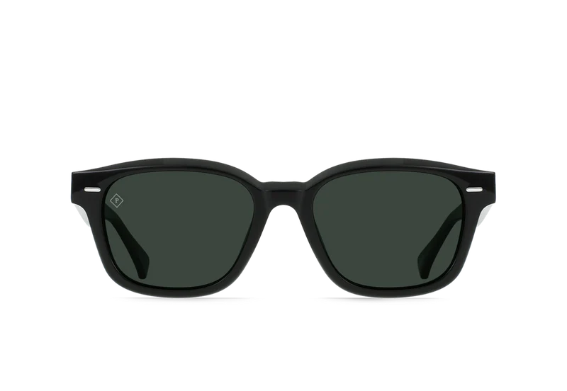 Carby Sunglasses Recycled Black / Green Polarized