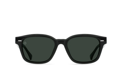 Carby Sunglasses Recycled Black / Green Polarized