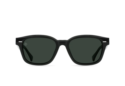 Carby Sunglasses Recycled Black / Green Polarized