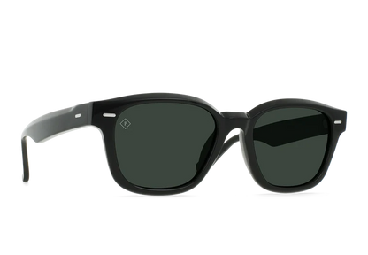 Carby Sunglasses Recycled Black / Green Polarized