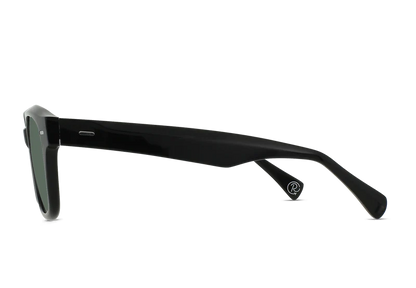 Carby Sunglasses Recycled Black / Green Polarized