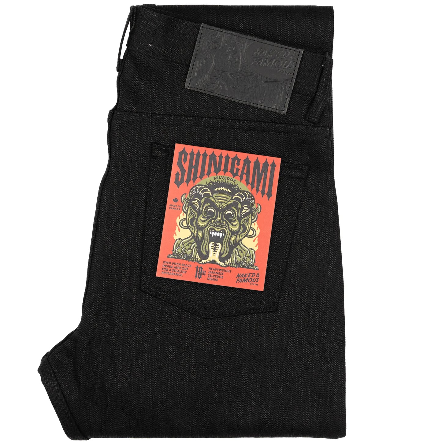 Weird Guy - Shinigami Selvedge - Black