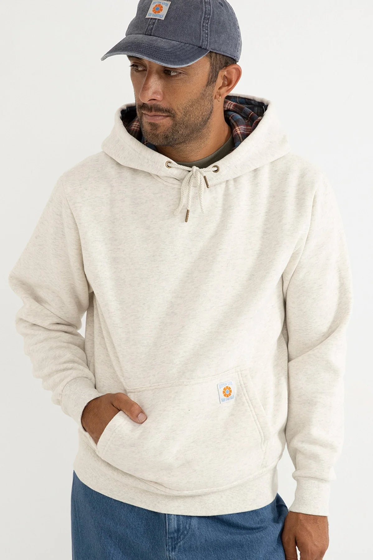 Flannel Fleece Hood - Ecru